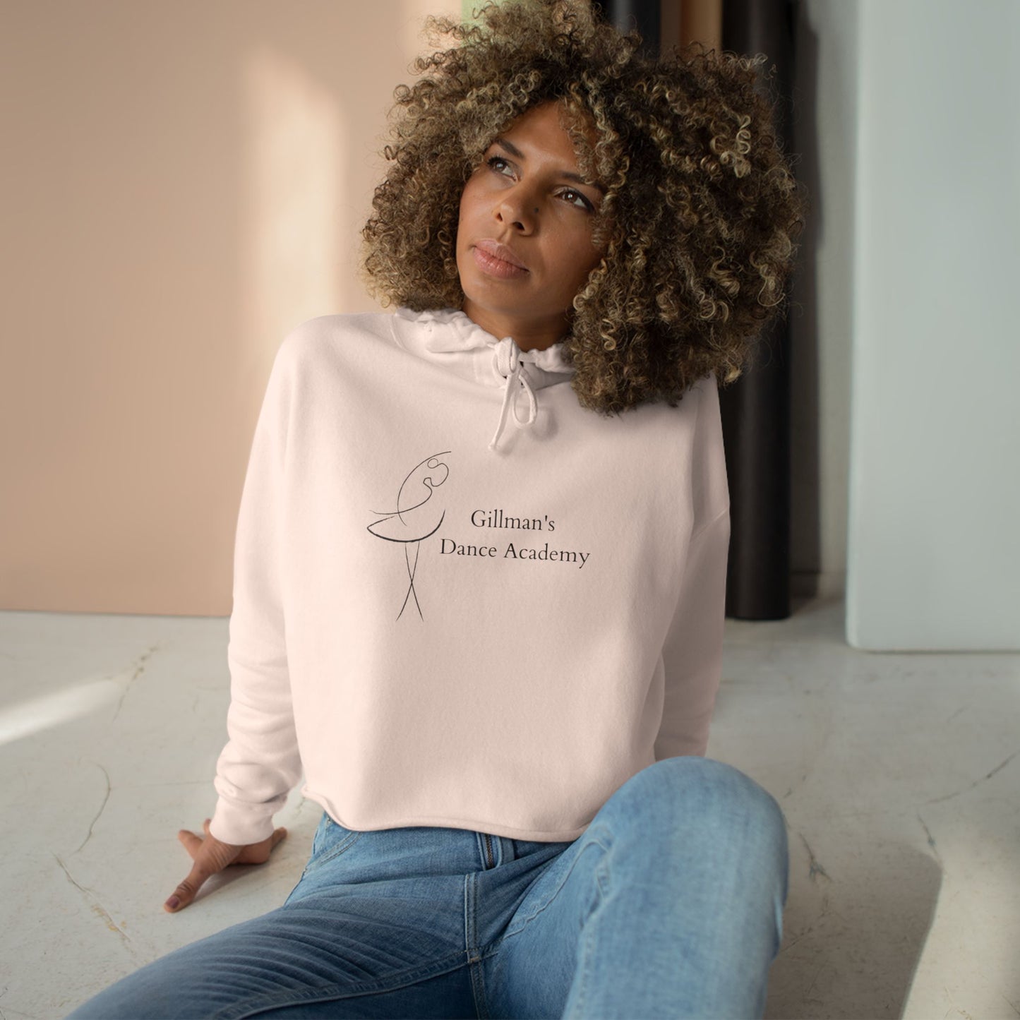 GDA Cropped Fleece Hoodie