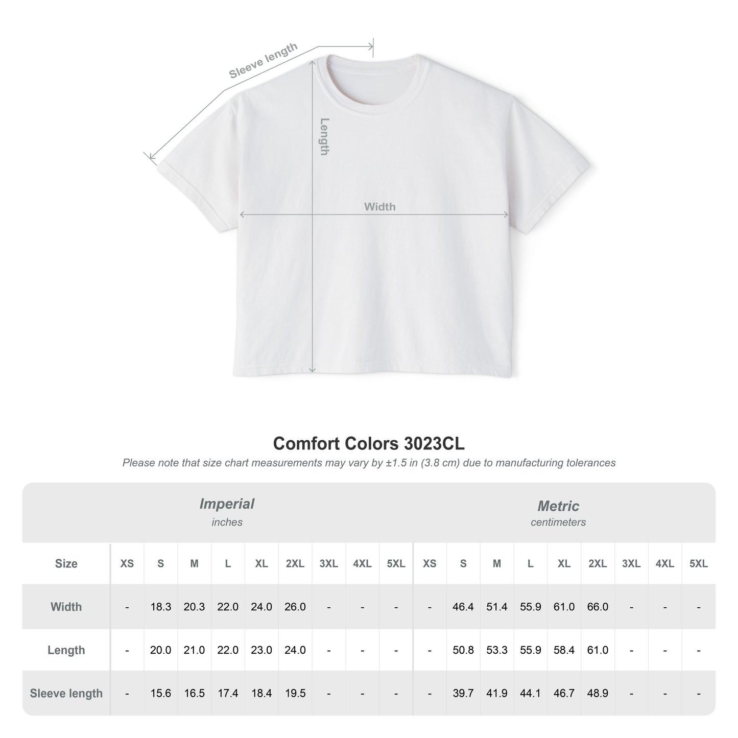 Comfort Colors Boxy Tee