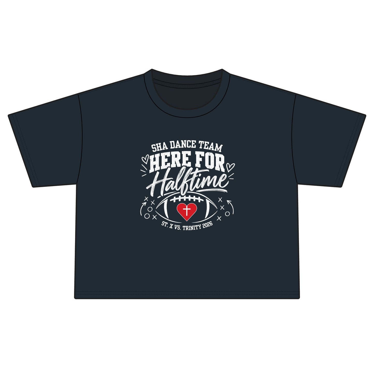 Here for Halftime – Women’s Boxy Tee - Customized