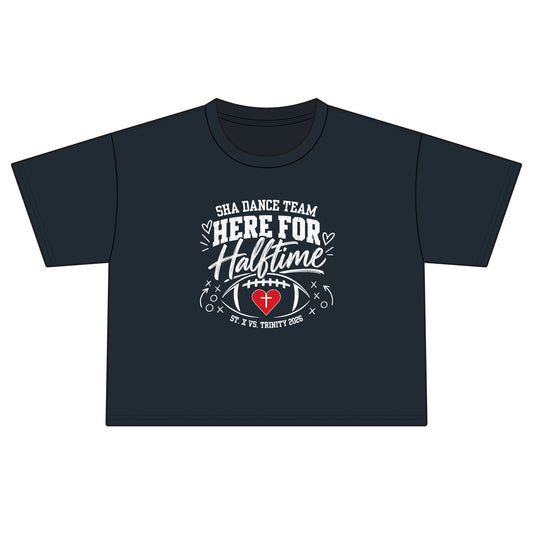 Here for Halftime – Women’s Boxy Tee - Customized
