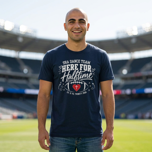 Unisex Here for Halftime Tee - Light Weight
