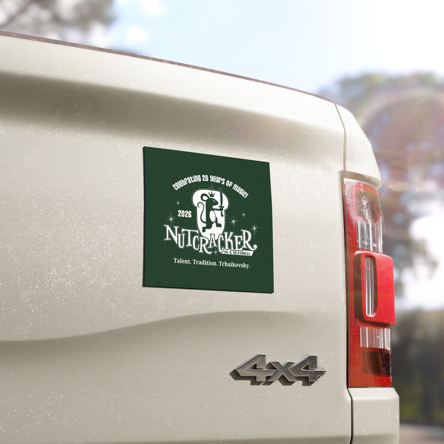 Nutcracker in a Nutshell 20th Anniversary Car Magnet