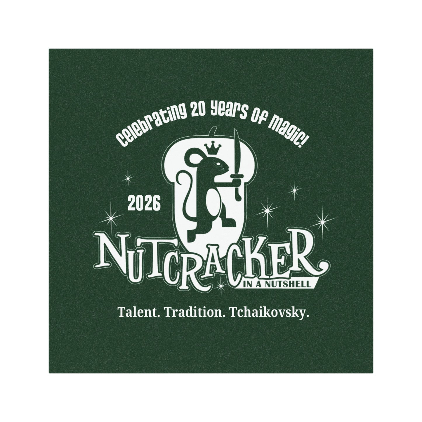 Nutcracker in a Nutshell 20th Anniversary Car Magnet